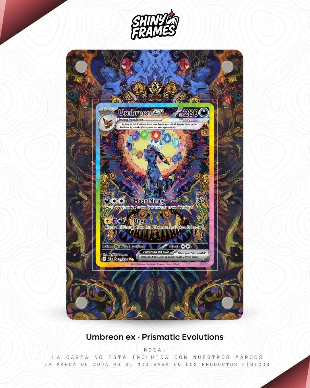 Umbreon ex · Prismatic Evolutions · Extended Art Frame