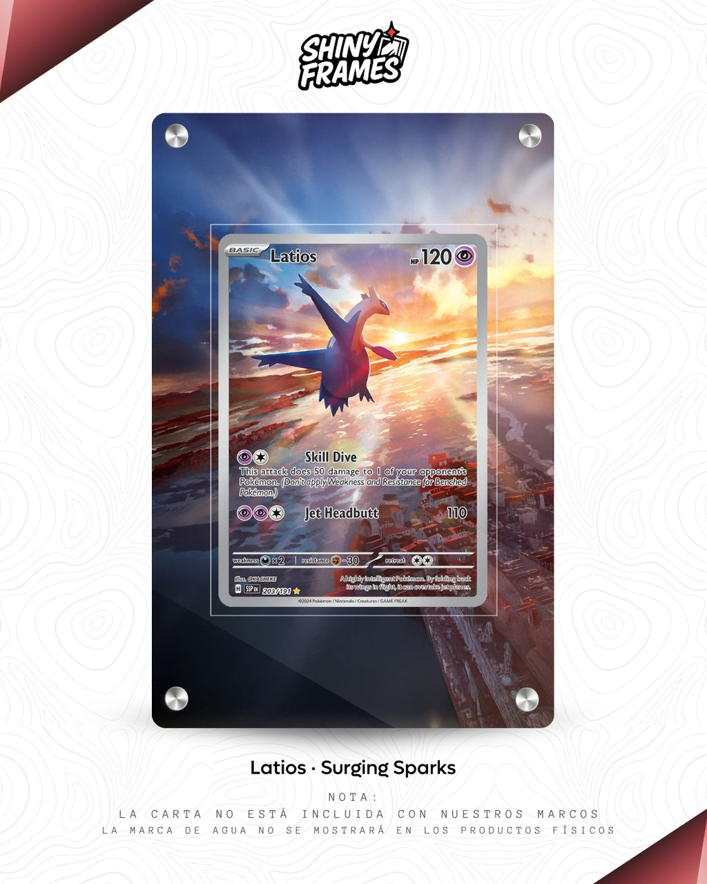 Latios · Surging Sparks · Extended Art Frame