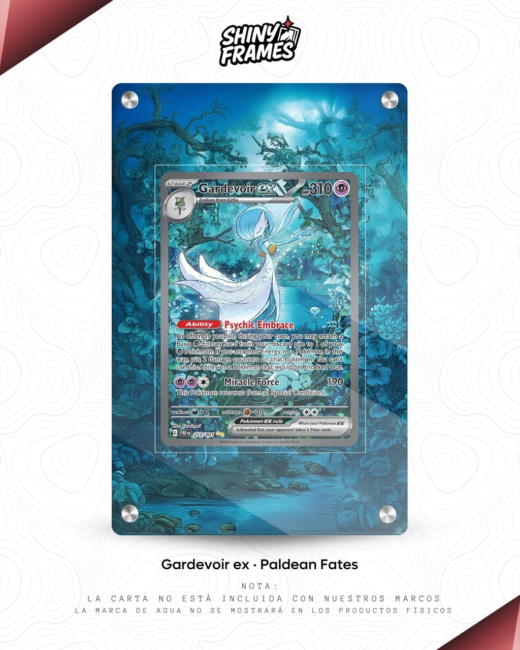Gardevoir ex · Paldean Fates · Extended Art Frame