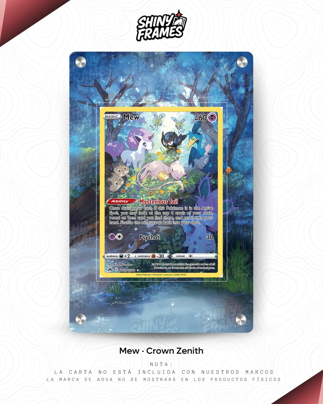 Mew · Crown Zenith · Extended Art Frame