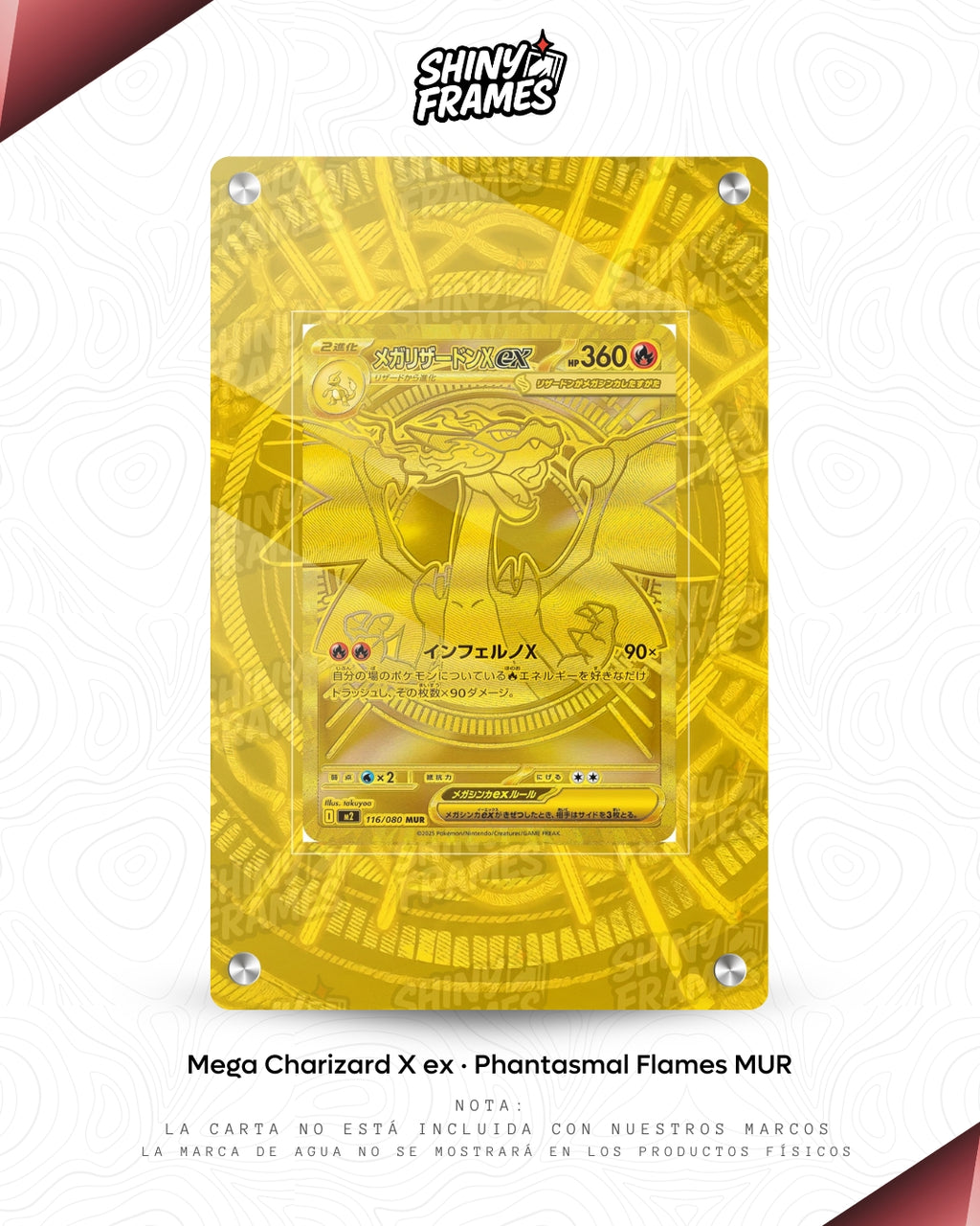 Mega Charizard X ex MUR · Extended Art Frame