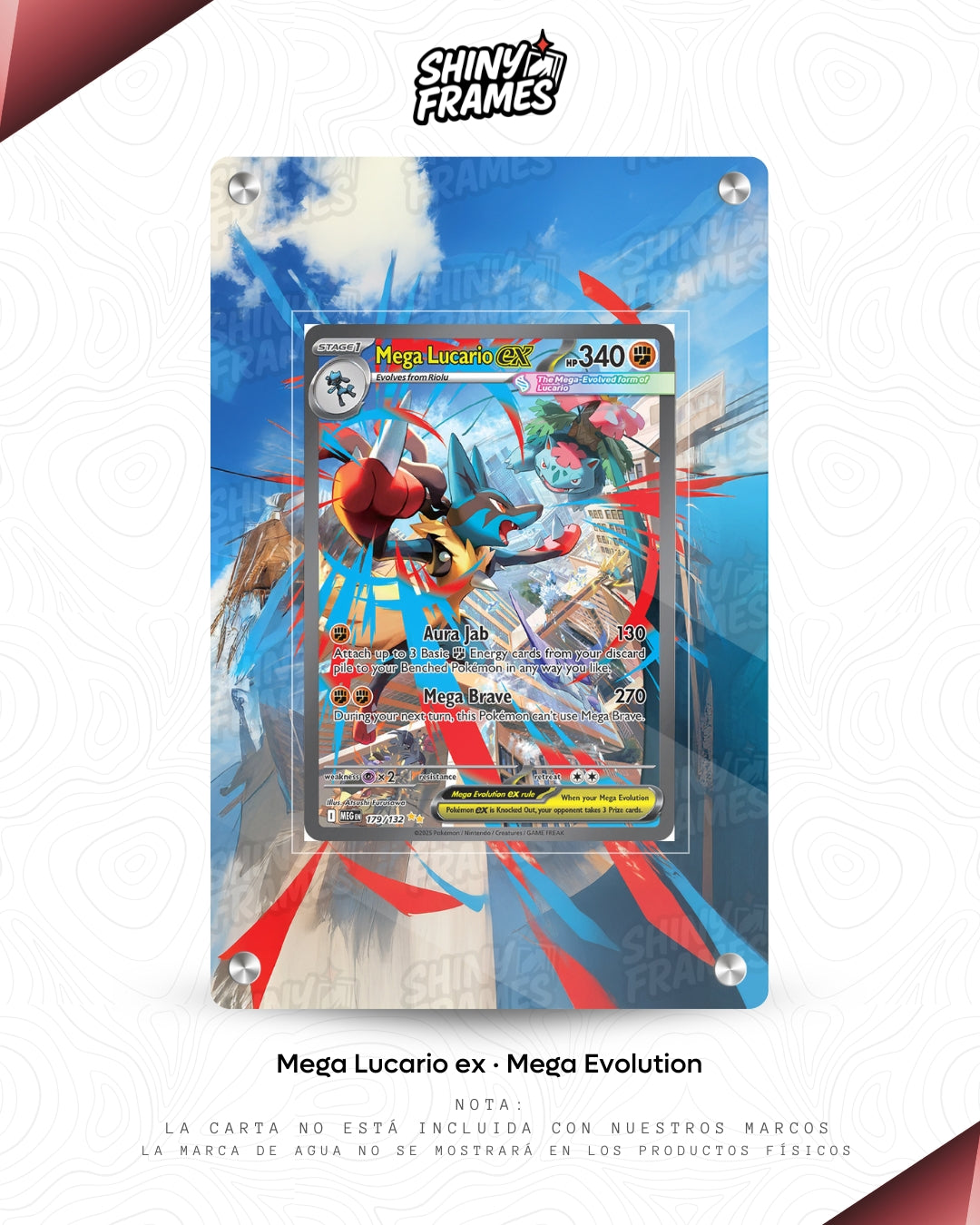 Mega Lucario ex · Mega Evolution · Extended Art Frame