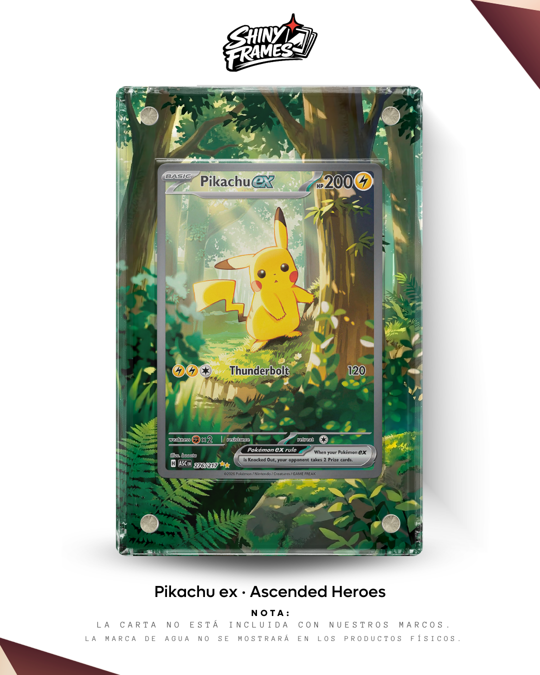 Pikachu ex · Ascended Heroes · Extended Artwork