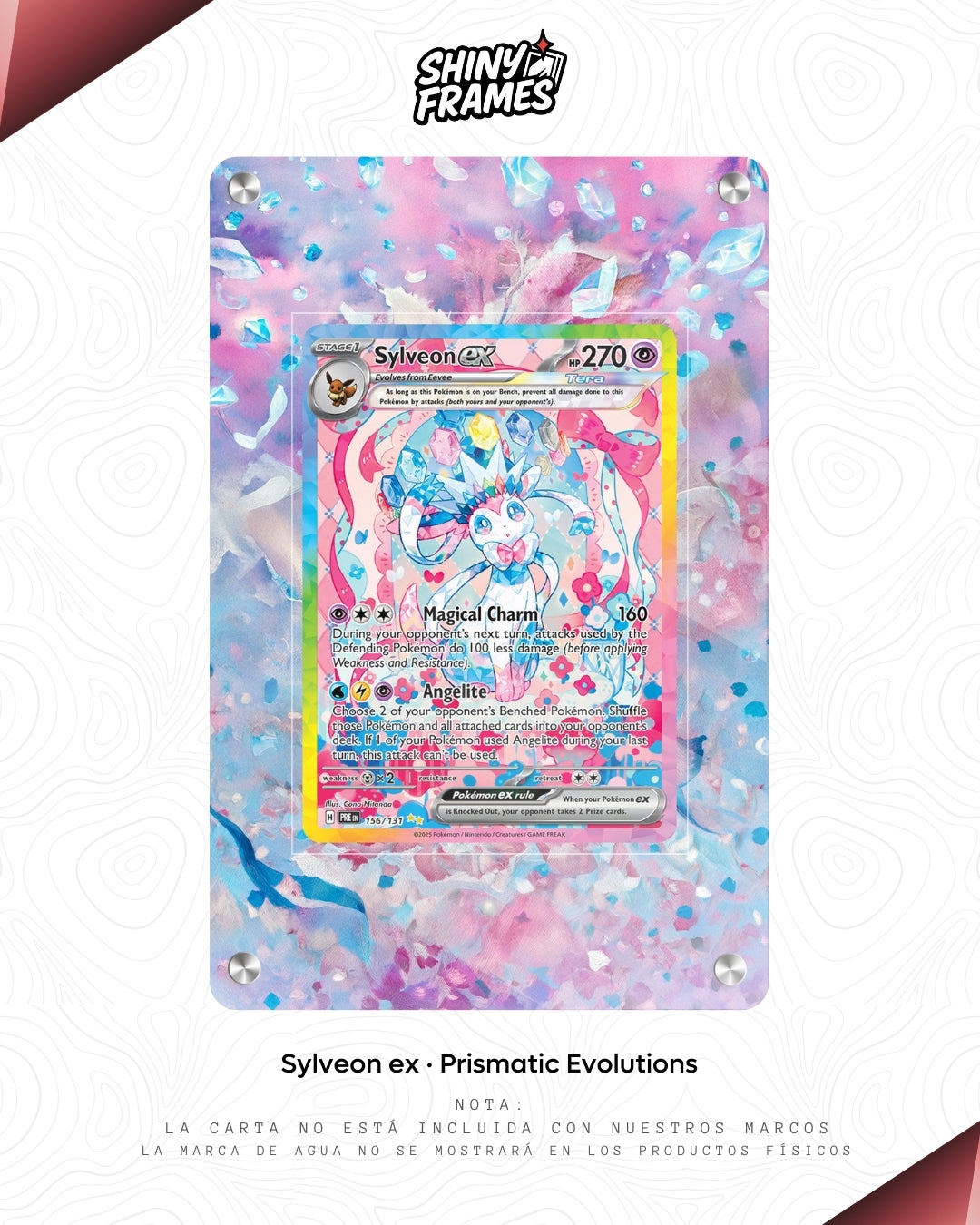 Sylveon ex · Prismatic Evolutions · Extended Art Frame