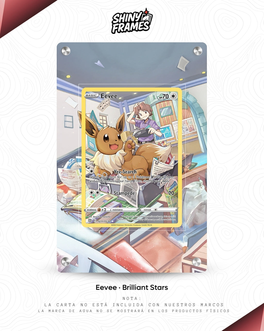 Eevee · Brilliant Stars · Extended Art Frame