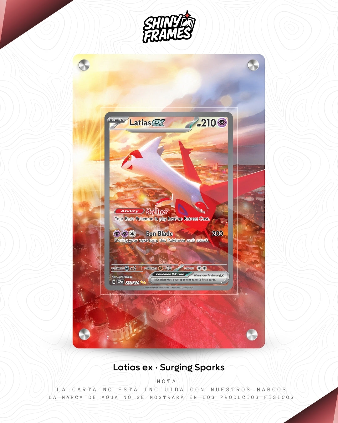 Latias ex · Surging Sparks · Extended Art Frame